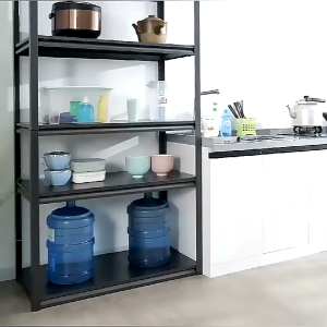 RAREITEM ชั้นวางของเหล็ก 5 ชั้น โครงเหล็กแข็งแรง ปรับระดับชั้นได้ รองรับน้ำหนักสูงสุด 200 กก. สินค้ามีพร้อมส่ง