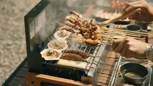 Naturehike Grill Tabletop Portable Folding Bbq Stove For Outdoor Camping Travel Picnic Charcoal BBQ Stove Travel Cook Box Grill