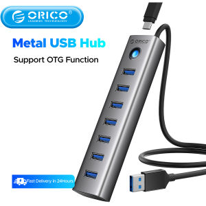 ORICO 7-port USB 3.0 Hub Drive Up To 6 2.5-inch 1TB Capacity Hard Drives 5Gbps Drive Free Plug Play
