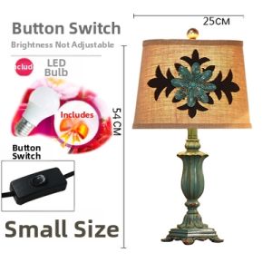 Retro American Style Floor Lamp Living Room Sofa Tea Table Remote Control Stand up Lamp Bedroom Night Light Decorative Lamp