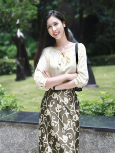 Elegant Autumn Blended Silk Shirt