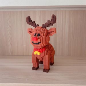 🎄 Christmas Tree Santa Reindeer Nano Blocks Set | DIY Mini Brick Building Toy | Xmas Decoration Gift for Kids & Adults