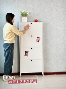 3 Door Shoes Cabinet Large Capacity Multi-Layer Shoes Rack Cabinet Rak Kasut/Almari Kasut Tertutup Kabinet Kasut鞋柜鞋架