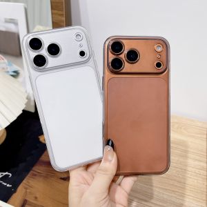 Ultra-thin Clear & Gray Black Soft TPU Case for iPhone 17 16 15 14 13 12 11 Pro Xs Max 16e XR 7 8 Plus SE 2020 2022 Back Cover