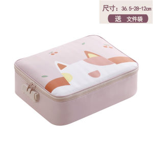 Travel Oxford Cloth Document Bag Simple Handbag Home Storage Multi-Function Card Holder Luggage Organizer Family Storage