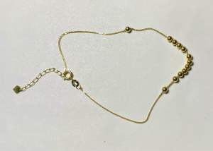 PAWNABLE 18K Saudi Gold DAINTY Running Ball Bracelet(Lightweight Manipis 6.25”-7”)✨