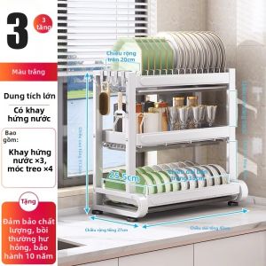 Giá Đựng Bát Inox Thoát Nước