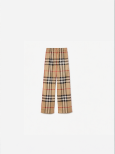 Burberry | Plaid Cotton Womens Pants