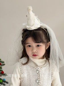 Mũ Sinh Nhật Cho Bé Gái Mũ Ruy Băng Phong Cách Hàn Quốc Phụ Kiện Tóc Cho Bé Gái Quần Áo Trẻ Em Thời Trang Mùa Đông 2023