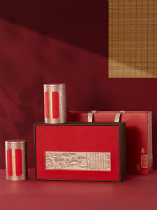 2025 New Premium Spring Green Tea Box Half Pounds Dragon Well Tea Box Rock Tea Box Red Tea Box Empty Box for Tea Gifts