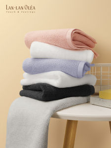 Khăn Mặt Cotton Nguyên Chất LANlan Khăn Lau Nhanh Khô Thấm Hút Dành Cho Cả Nam Và Nữ Không Rụng Lông Khăn Mặt Vải Cotton