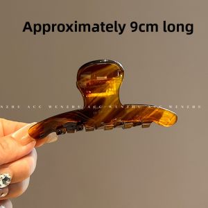 WENZHU | High-Quality Acetate Hair Clip for Women Back of Head Hair Grabber Large Size