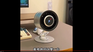 H6-V8 Foldable Chargeable Fan 360° Rotation Wind USB Desktop Air fan for Office Car Dashboard Cooling Fans