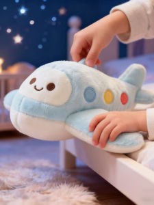 QIAOSHANG | Simulation Cartoon Mini Airplane Plush Toy