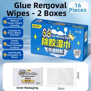 deli | Strong Adhesive Remover Wet Wipes