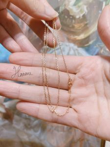 สร้อยคอเงินแท้ชุบทอง 14K คุณภาพสูง โซ่แบบปรับได้ จี้ จี้แบบดึงได้ เครื่องประดับแฟชั่นสำหรับผู้หญิง จี้รูปทรงต่างๆ