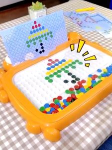 Đồ chơi bảng vẽ nam châm cho bé đồ chơi bảng vẽ xếp hình nam châm thế hệ mới ngoại hình cua dễ thương