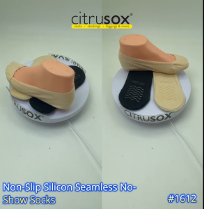 CITRUSOX 360° Non-Slip Silicon Cotton No-Show Socks (22-26 cm EU 36-41) #hidden #invisible #flats #heels #moccassins #1612