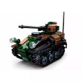 Mainan balok sluban tank model bricks Wiesel armoured weapons B0750. 