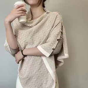 Thickened Shoulder Wrap Warmth Ladies Neck Support Air Conditioned Sleeping Cold Prevention Winter Business Style Scarf