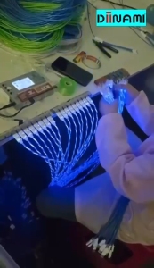 OAC Diinami C5000 FAST CHARGING 3Amper kabel data Strip lampu 3in1 Kabel Data Micro Type C & ligthing iphone USB / cable kabel data charger led garansi 1tahun