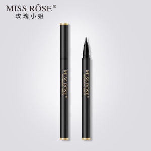Miss Rose Black Eyeliner Quick-Drying Not Smudge Waterproof Sweat-Proof Very Fine Novice Beginner Niche Style Cheap