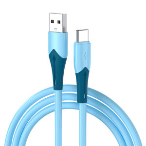 6A Lightweight Silicone 66w Data Cable Suitable For Android Samsung Type C Fast Charging Cable Usb C Mobile Phone Silicone Charg