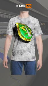 Kaos 3D 3 Dimensi Persebaya Logo  Premium Bangkok Thailand
