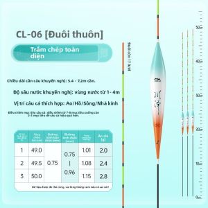 CHUANZE | Phao Câu Cá Độ Nhạy Cao Toàn Diện Nano Dòng Nước Cạn Khả Năng Quan Sát Tốt