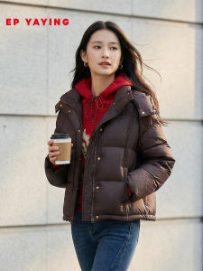 EP YAYING | Short Hooded Warm Down Jacket