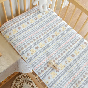 ANYOUBI | Newborn Baby Pure Cotton Six-layer Muslin Mattress Protector