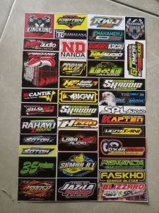 STIKER AUDIO | STIKER SOUND SYSTEM VINYL | STIKER AUDIO ANTI AIR | STIKER VINYL STIKER AUDIO | STIKER BAHAN VINYL