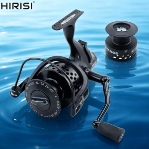 Hirisi Carp Fishing Reel 7+1 Ball Bearing Spinning Reel Free Spool HK Fishing Accessories HK4000