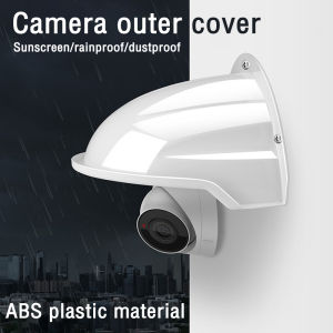 KeyNG Universal Sun Rain Shade Camera Cover Shield Cover Shield for Nest Ring Arlo Dome Bullet Outdoor Camera Rain Sun Shield Weather Cover Anti Glare Side Bracket CCTV Turret Dome Cameras