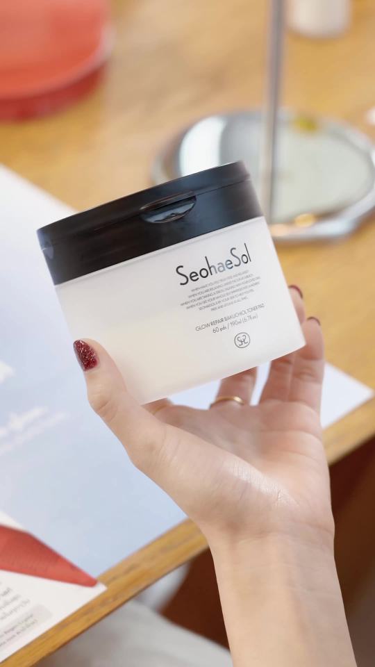 Seohaesol Glow Repair Bakuchiol Toner Pad (โทนเนอร์แพดผิวโกลว์ เรียบเนียน)