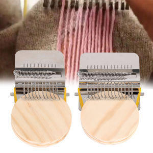Darning Machine For Mending Clothes and Jeans Small Frame Hand Tapestry Wood Loom Weaving Frame Small Loom Knitting Tools