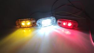 Lori Lampu Tepi Isyarat Truck Lori 6 LED Side Lamp 24V Universal Side Marker Signal Light Yellow/Red/Blue/Green/White Side Marker Signal Ligh