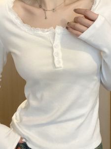 Korean Style Pure Desire Long Sleeve T-Shirt Womens Spring Autumn New Slim Fit Design Sense Underwear Base Shirt