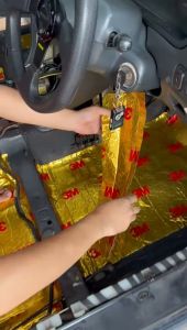 3M Sound Proof Soundproof Heat Resistant Bitumen Aluminium Door Interior Sound Damping 18"X 5M