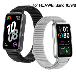 Watch Strap for HUAWEI Band 10 9 8 accessories replacement wrist belt sport Nylon loop bracelets correa HUAWEI Band 10 watchband
