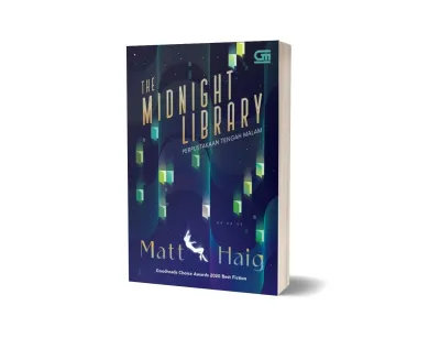 Buku The Midnight Library Perpustakaan Tengah Malam - Matt Haig