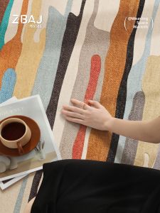 ZHIBAIJIA | Colorful Cream Style Washable Decor Rug