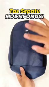 Tas Sepatu Multifungsi 10 Liter Merah Cordura Lapis Spun Bond Premium