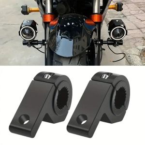1/2/pcs Universal Car Motorcycle Headlight Clamps Brackets Tube Clamp Kit For Truck Auto ATV Motorcycle Led Work Bar Lamp Mount