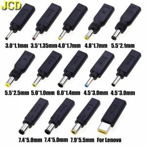 JCD Type-C Female To DC Male Converter Plug Without PD Lure USB-C Converter For Lenovo HP Laptop Dell Notebook PD Power Supply 