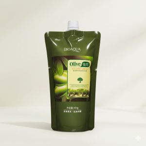 เคราตินหมักผม สูตรมะกอก ครีมหมักผม นุ่มสลวย เงางาม ด้วยสารสกัดบำรุง จากมะกอก bioaqua oil