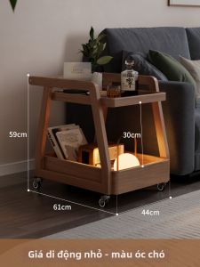 DONGMU | Tủ Đầu Giường Di Động Gỗ Có Kệ Để Đồ