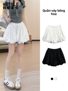 HSTYLE | Quần Short A-line Dáng Suông Cao Waisted Kiểu Nụ Hoa