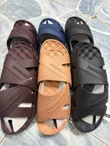 “ยกแพ็ค6คู่”รองเท้าสวมยาง SS-L347 หน้าลายสาน สำหรับผู้หญิง พื้นนิ่ม ไม่ลื่น คละสี คละเบอร์36-41