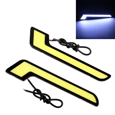2ชิ้น 12 โวลต์ LED แถบรถ DRL วัน ด้านหลังตัดหมอกเลี้ยวโคม ไฟรถบรรทุกตำแหน่งรถพ่วง เครื่องหมายด้านข้างอุปกรณ์ยานยนต์ ไฟภายนอกรถทรงซังข้าวโพดไฟตัดหมอกสำหรับแต่งรถ
